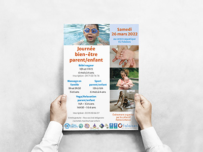 Affiche Journée bien être parent enfant